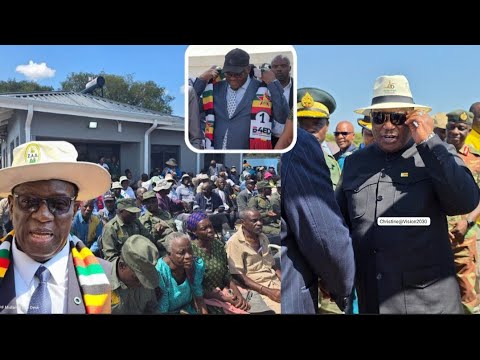 Vice President Constantino Chiwenga and his wife, Miniyothabo Chiwenga, arriving in Maphisa.
