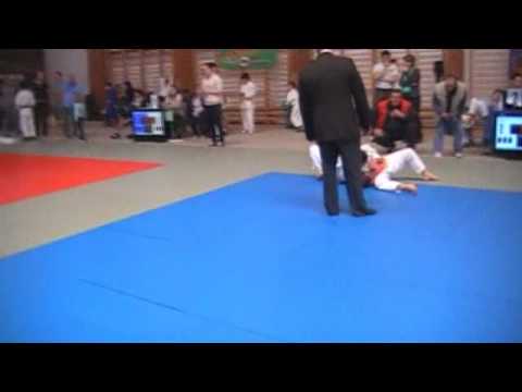 U11 - 42 kg - 1. Forduló - Kis Milán (Gy.J.K.) - Tapolca Vlad (Lugoj ROU)