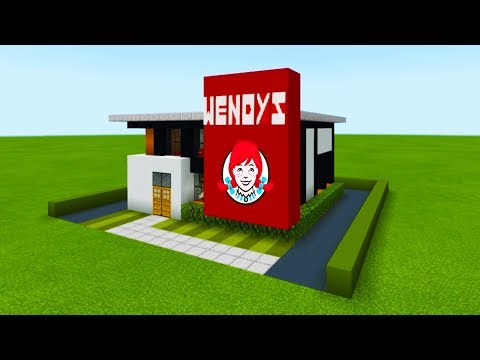 TSMC - Minecraft - Minecraft Tutorial: How To Make A Wendys (Restaurant) "2019 City Tutorial"