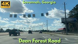 Dean Forest Road - Savannah, GA [4K POV Drive]