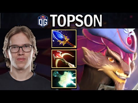 OG.TOPSON PANGOLIER WITH AGHANIMS-MJOLNIR - DOTA 2 7.29 GAMEPLAY