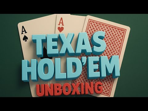 TEXAS HOLD’EM *UNBOXING* || PLASTIC ♢ JUMBO INDEX ♢ POKER SIZE