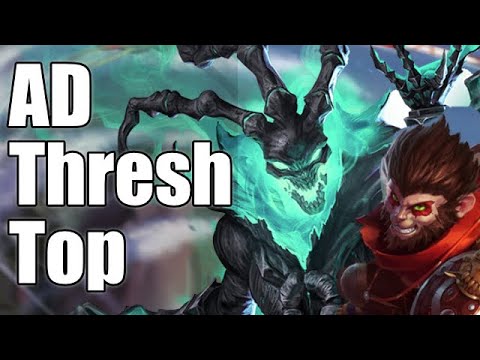 AD Thresh Top vs Monke - Ranked Shieldbow Thresh vs Wukong - League of Legends Off Meta