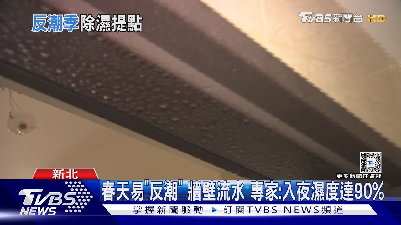 春天易「反潮」!牆壁流水 專家:入夜濕度達90%