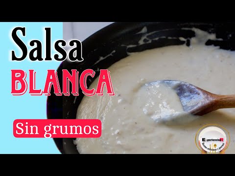 🔴Como hacer SALSA BLANCA | Bechamel👉🏾SIN GRUMOS