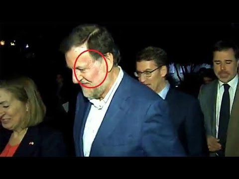 Brutal Agresión Puñetazo a MARIANO RAJOY Presidente del gobierno PP Pontevedra por el menor Andrés