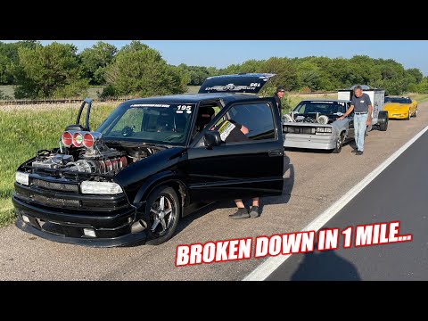 RACE WEEK Day 2 - The Blazer's First Street Drive Was BUMPY & Mullet Makes a RIPPING 207mph Run!!!