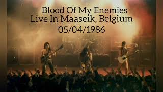Manowar - Blood Of My Enemies (Live In Maaseik, Belgium 05/04/1986)