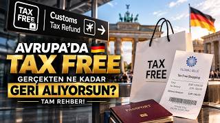 Avrupa’da 🇩🇪 Tax Free: Gerçekten Ne Kadar Geri Alıyorsun? Tam Rehber!