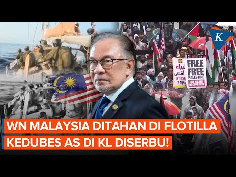 23 WN Malaysia Ditahan Israel di Kapal Flotilla, Anwar Ibrahim Geram!