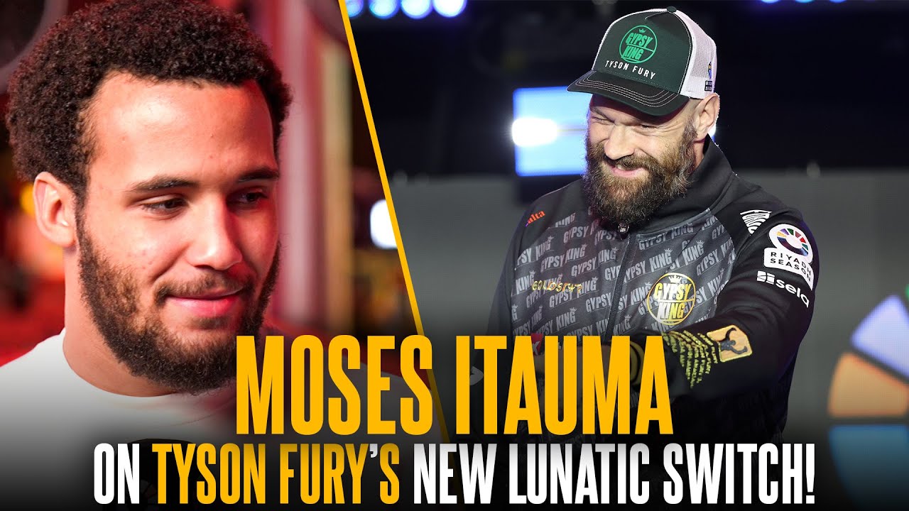 "Tyson's a lunatic!" Moses Itauma explains switch in mentality during Tyson Fury's rematch camp 🥊