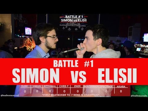 Simon vs Elisii - Beatbox MTL - 7 to Smoke - Battle #1