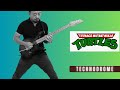 TMNT 2 Technodrome Metal Cover