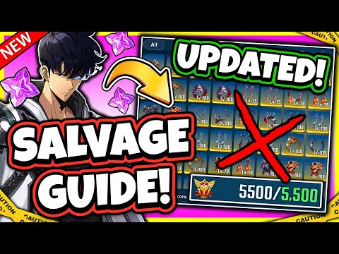 ARTIFACT SALVAGE GUIDE! EASY UPDATED METHODS! BEST STATS TO KEEP! [Solo Leveling: Arise]