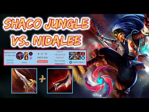 Shaco Jungle to Master vs. Nidalee [League of Legends] Full Gameplay - Infernal Shaco