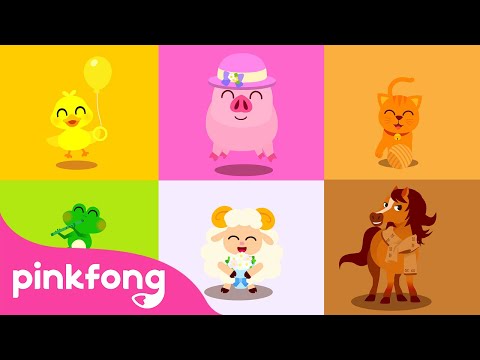 Farm Animal Color Song | Farm Animals Songs | Pinkfong Songs for Kids