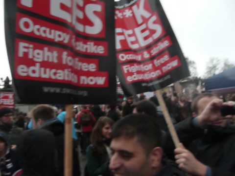 NUS Demo 2012 (21st November 2012) - Salford Socialist Students (1/2)