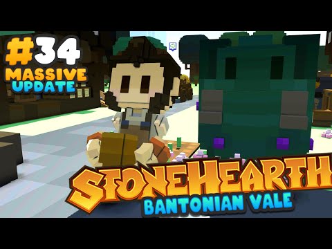 Stonehearth ACE Massive Update - Building our Biggest Structure So Far - Ep 34