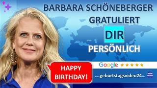 Barbara Schöneberger – Beispielvideo zum Geburtstag