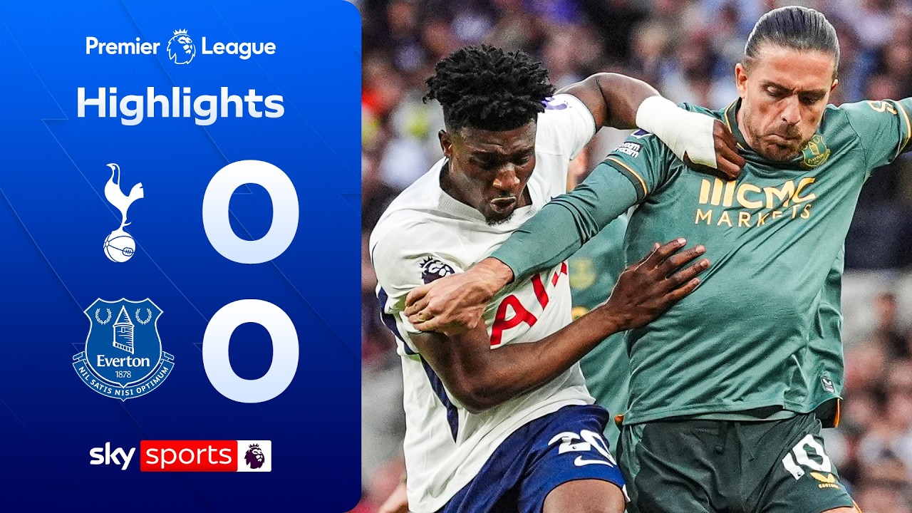 Spurs yet to score league goal this season! 😳 | Spurs 0-0 Everton | Premier League Highlights
