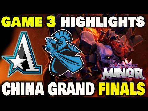 TEAM ASTER VS NEWBEE Game 3 SLI Minor Season 3 China Qualifier Grand Finals