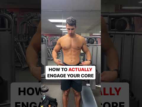 How to Properly "Engage Your Core" When Weightlifting For Injury Prevention (Demonstration Video)