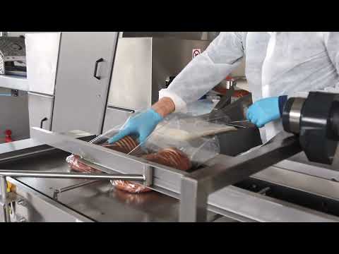 Semi-automatic bread slicing and packging line DPP-40