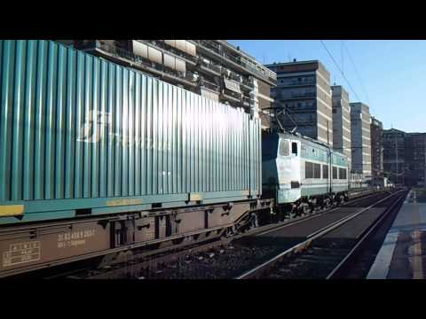 E655.085 sul TC 57106 Pomezia - Rivalta Scrivia, in transito accelerato a Roma Tuscolana