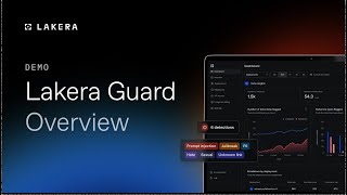Introduction to Lakera Guard: Product Demo