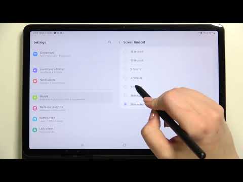How to Change Screen Timeout in SAMSUNG Galaxy Tab S8 – Screen Blackout Time
