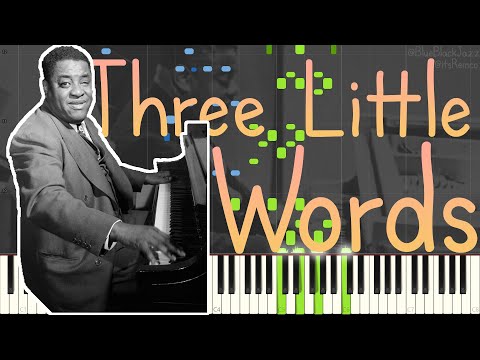 Art Tatum - Three Little Words 1945 (Fast Stride Piano Synthesia)