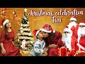 எங்க வீட்ல Christmas Celebration Santa Claus Biriyani Fun   Myna Wings