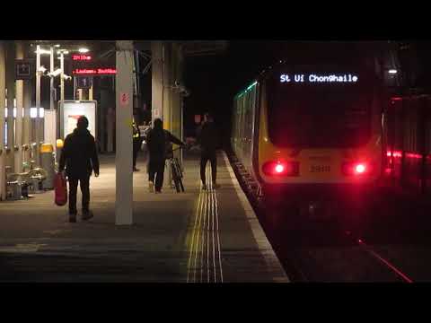 IE 29000 Class DMU 29411 Arriving At Bray Bound For Dublin Connolly With A Mega Horn !!!!