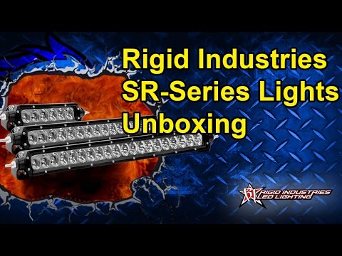 Rigid Industries SR-Series LED Lights Unboxing