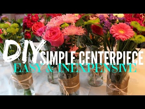 DIY Easy & Inexpensive Baptism Centerpiece | MommyTipsByCole Video