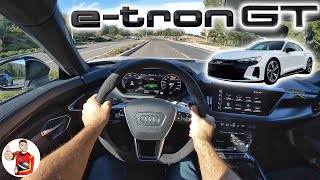 The 2022 Audi e-tron GT Performance Pack is Always on Stealth Mode (POV Drive Review) by MilesPerHr