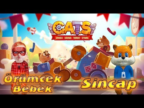 Örümcek Bebek ve Sincap CATS Crash Oynuyor Örümcek Bebeğin Oyun Videoları