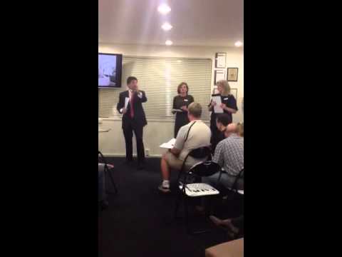 Sold $1,400,000 under the hammer for Rita Lan and Lindi Chemaly - Auctioneer Wayne Maguire