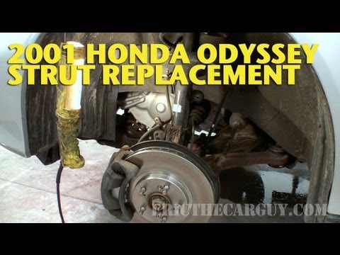 Front Strut Replacement, 2001 Honda Odyssey -EricTheCarGuy Video