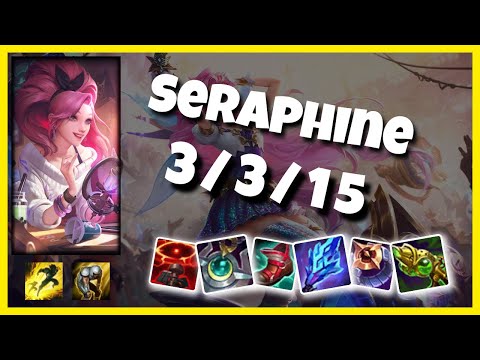 Seraphine 10.25 Gameplay Challenger Replay S11 Support (3/3/15) - TURKISH