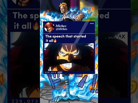 Roger’s speech🙏🔥 #onepiece #goldroger #shorts