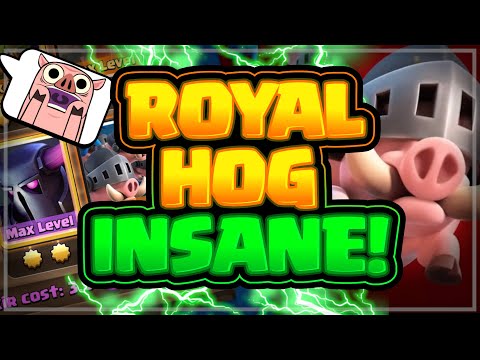 *INSANE ROYAL HOGS!* Best Royal Hog Deck For Ladder Arena 6 Arena 7 Arena 8 - Clash Royale 2020