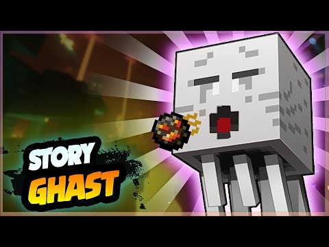 Ghast Story Minecraft | Why are Ghast Sad and Crying  ? | Minecraft Stories #6