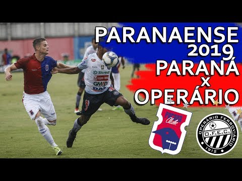Gol Paraná Clube 0 x 1 Operário (PR) - Paranaense 2019 (20/01/2019)