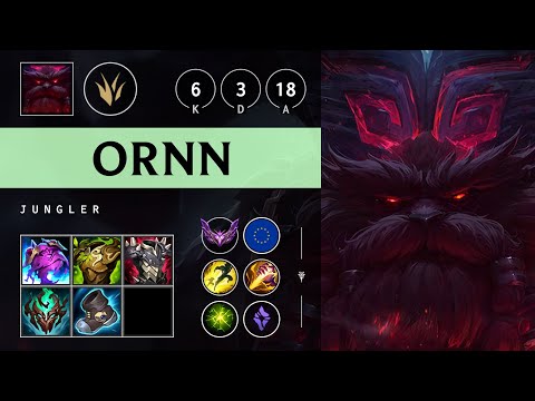 Ornn Jungle vs Zac: Killing spree - EUW Master Patch 14.16
