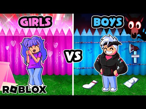 Girls vs. Boys Base Building in 99 Nights in the Woods!