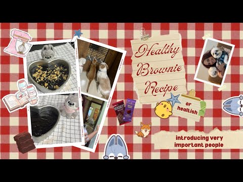 Healthy brownie recipe | introducing very important people 🥐🎀