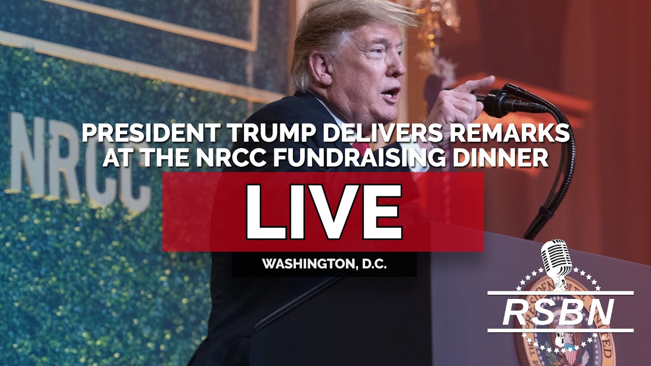 LIVE: President Trump Delivers Remarks at the NRCC Annual Fundraising Dinner - 03/25/26