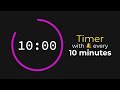 Meditation Timer With Bell Every 10 Minutes