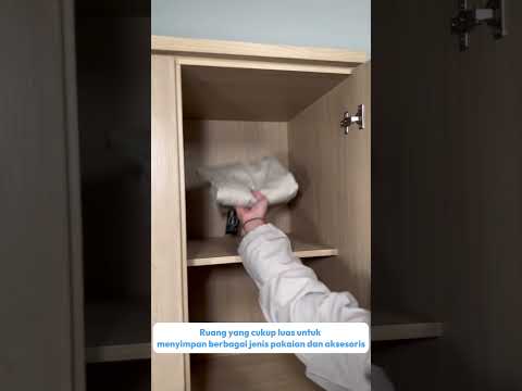 Gambar Informa Rana Lemari Pakaian 2 Pintu - Cokelat Maple